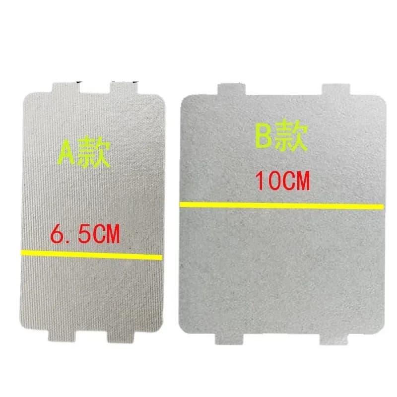 Microwave Oven High Temperature Resistant Mica Sheet Thickened Insulation Board Universal Heat Insulation Mica Sheet 6.5*11.5cm