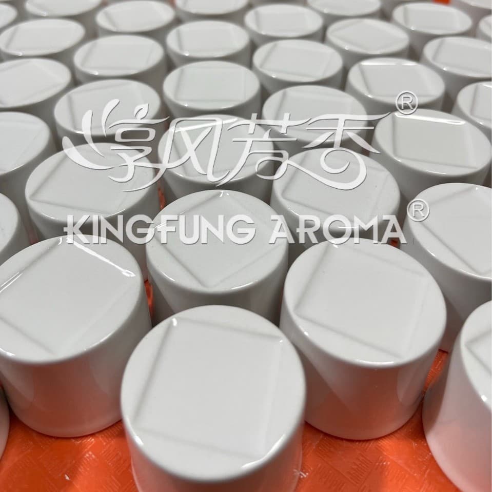 Cross-border Trade Brand Perfume Scent Cups, Ceramic Scent Stones with Covers, Porous Glossy Glaze for Scent Diffusion
