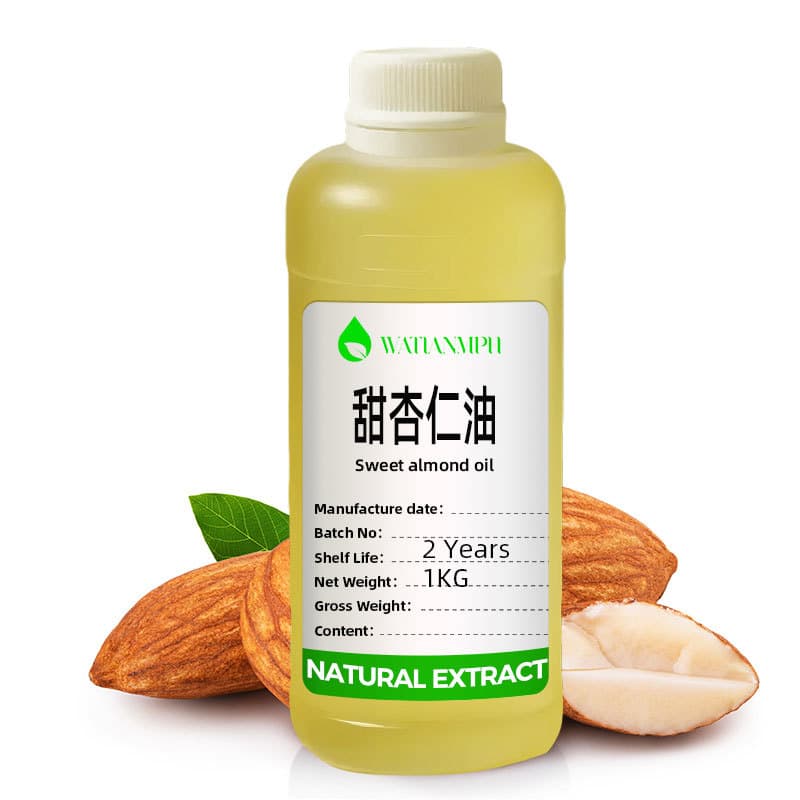 Wholesale Hot Selling Sweet Almond Oil Massage Base Oil Dilute Lip Balm Hand Cream Natural Plant Carrier Oil