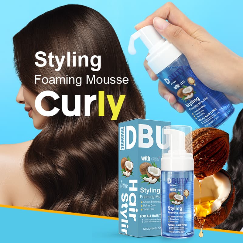 Cross-border In-Stock TK Hot Seller Hair Styling Mousse Oil Control Non-Sticky Hair Improving Styling Hair Care Spray