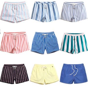 Factory Direct Summer Gai Lang Men's Beach Shorts, Quick-Dry Loose Plus Size Multicolor Short Beach Vacation Shorts