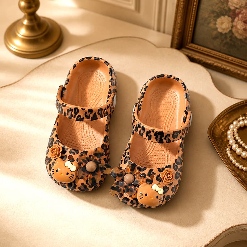 Children's ballet sandals 2026 new summer style girls summer hollow baby boy sandals Baotou sandals beach shoes
