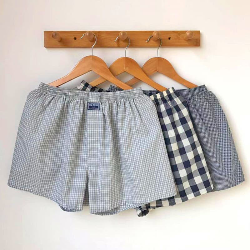 Aro Pants Men's Pure Cotton Extra Large Size Flat Leg Underwear Middle-Aged and Elderly Loose Home Sleep Pants Youth Boxer Shorts
