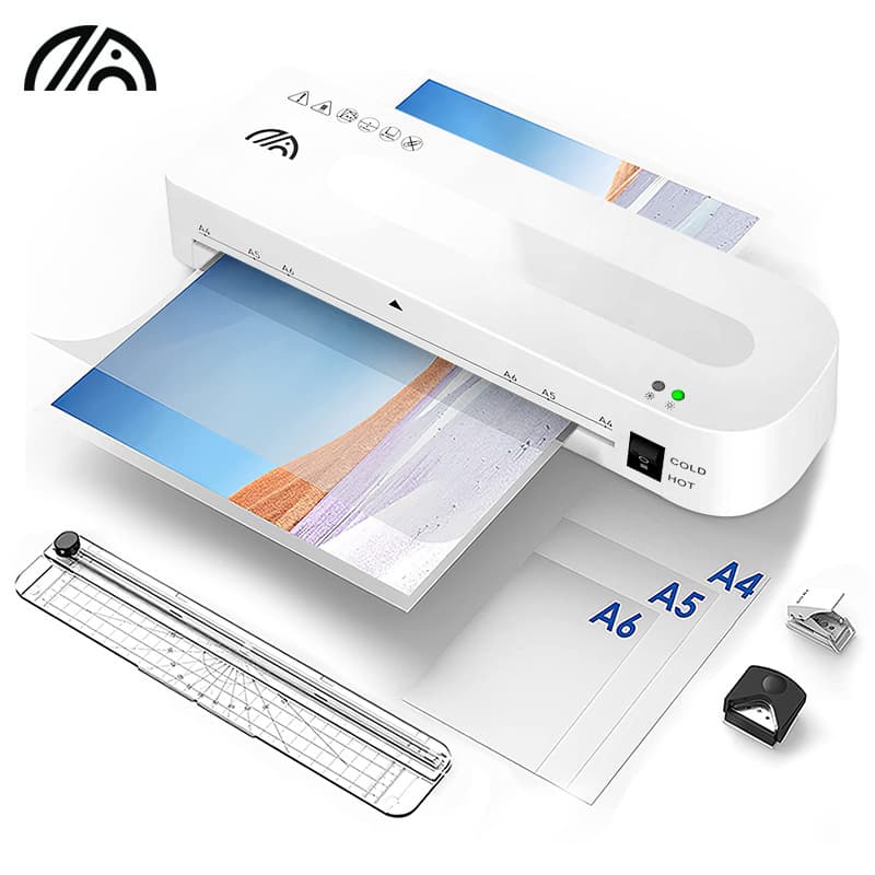 New white photo laminator, cross-border student and home photo laminator, small A4 laminator.