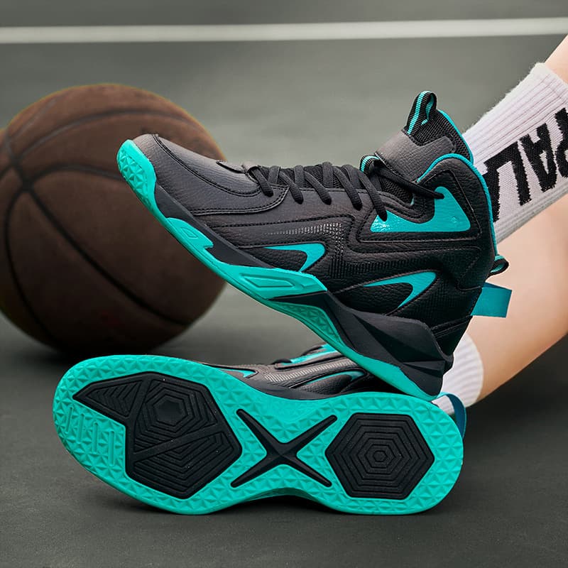 Men's basketball shoes student non-slip student sports shoes practical wear-resistant shock-absorbing tide shoes