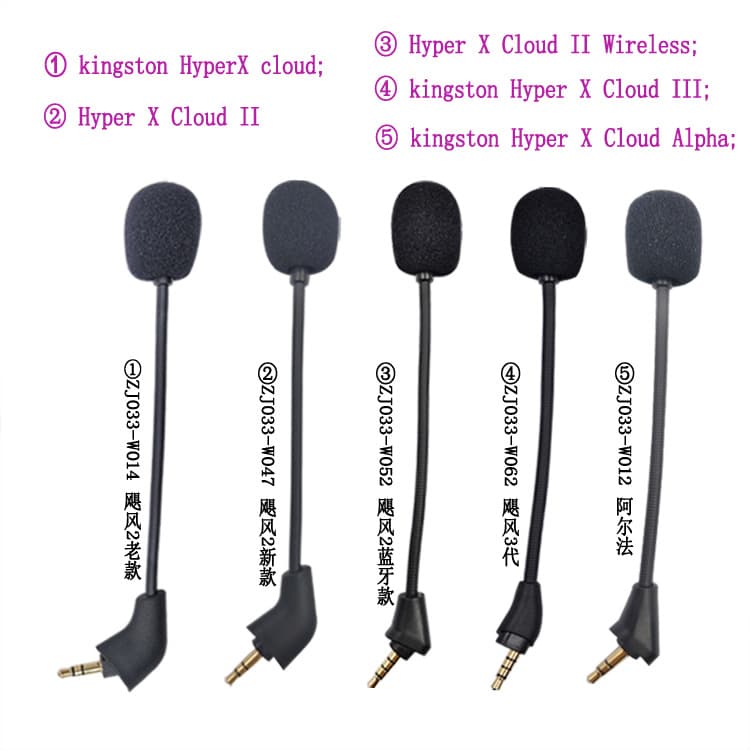 Cross-border wholesale gaming headset microphone headband Kingston ear mic for internet cafes pickup microphone