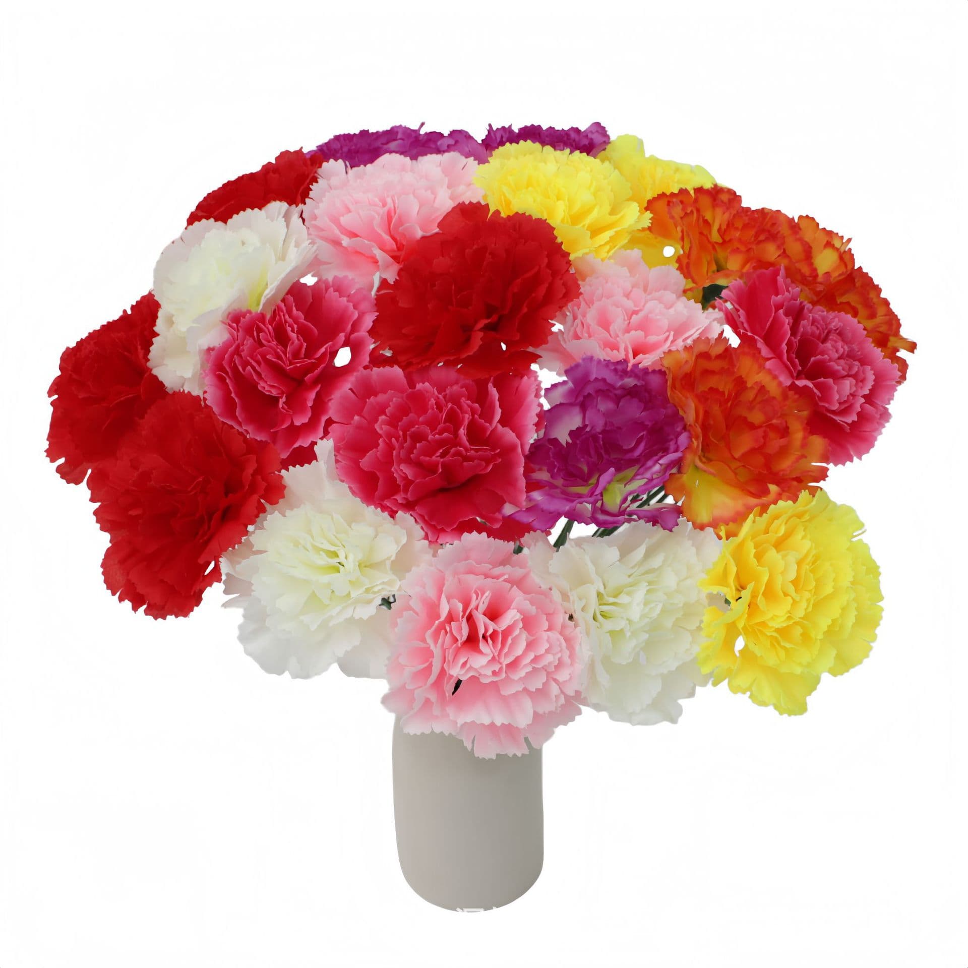 Silk flower lilac flower artificial flower carnation Mother's Day Teacher's Day single carnation gift flower artificial flower activity flower