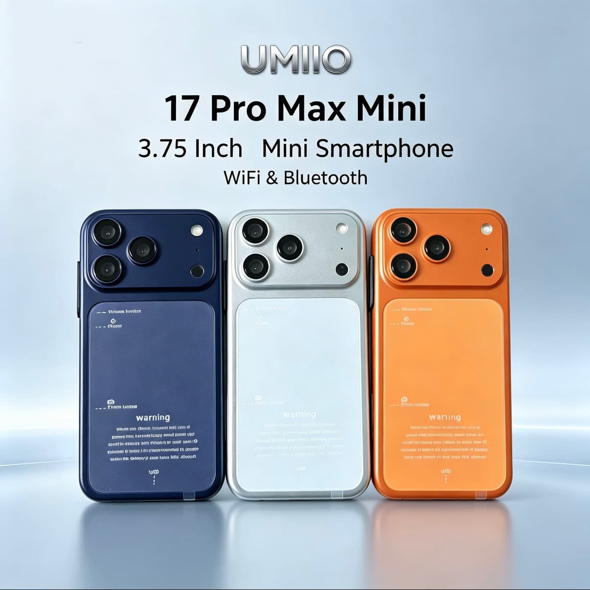 UMIIO Cross-border E-commerce Hot-selling i17 Pro MAX Design Smart Android Mini Phone In Stock New Gift