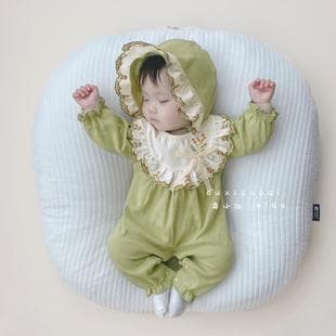 Baby Clothes Spring Autumn Bodysuit Girl Baby Super Cute Princess Romper Newborn Full Month Hundred Days Outing Crawling Suit