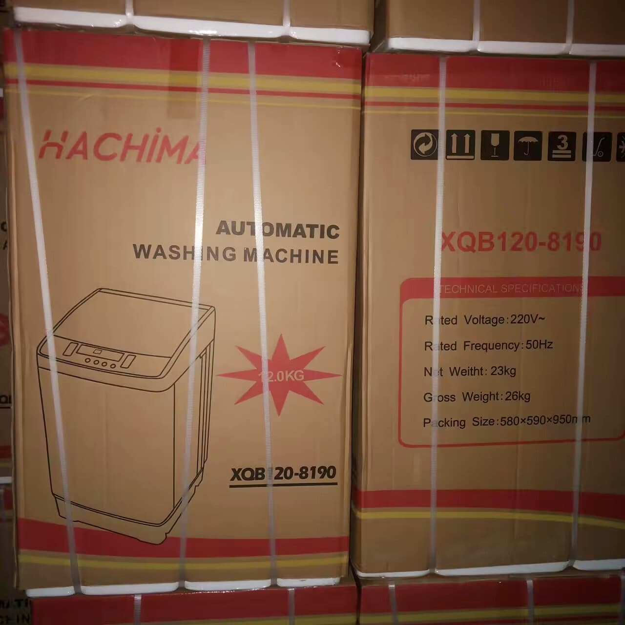Foreign Trade Export 12kg 15kg Full English Version Fully Automatic Washing Machine Household Rental Pulsator Large Capacity