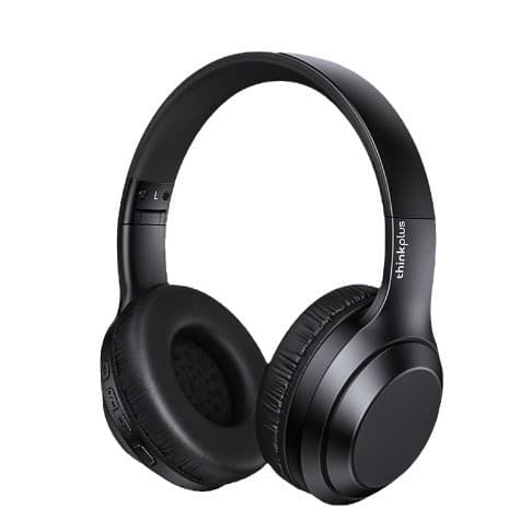 Thinkplus TH10 Lenovo Over-Ear Bluetooth Headphones, Long Battery Life, Noise-Canceling Gaming Headset