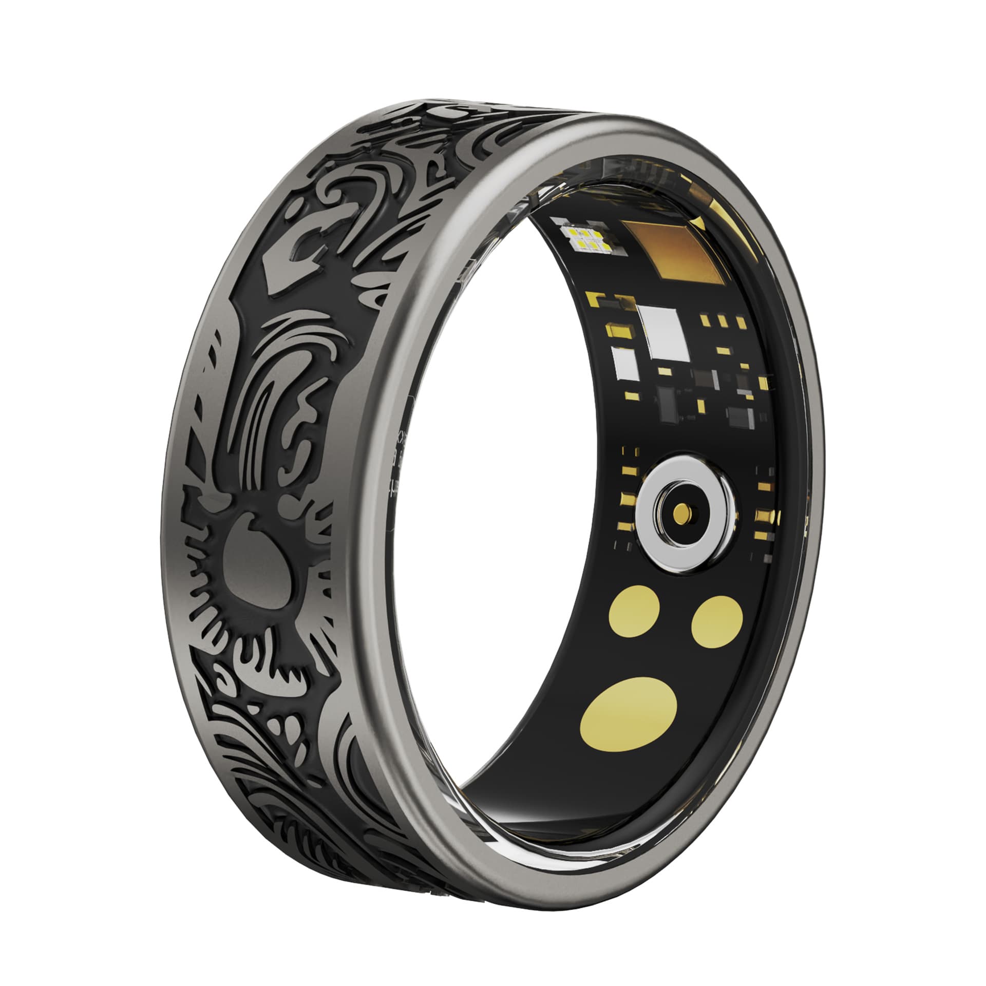 Cross-border New W9 Retro Smart Ring Heart Rate Blood Pressure Blood Oxygen Sleep Monitoring Pedometer Exercise Share with Family and Friends