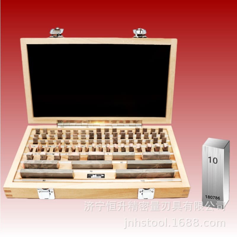 Non-standard gauge blocks: Sets of 38, 47, 83, 87, 112, and 122 gauge blocks.