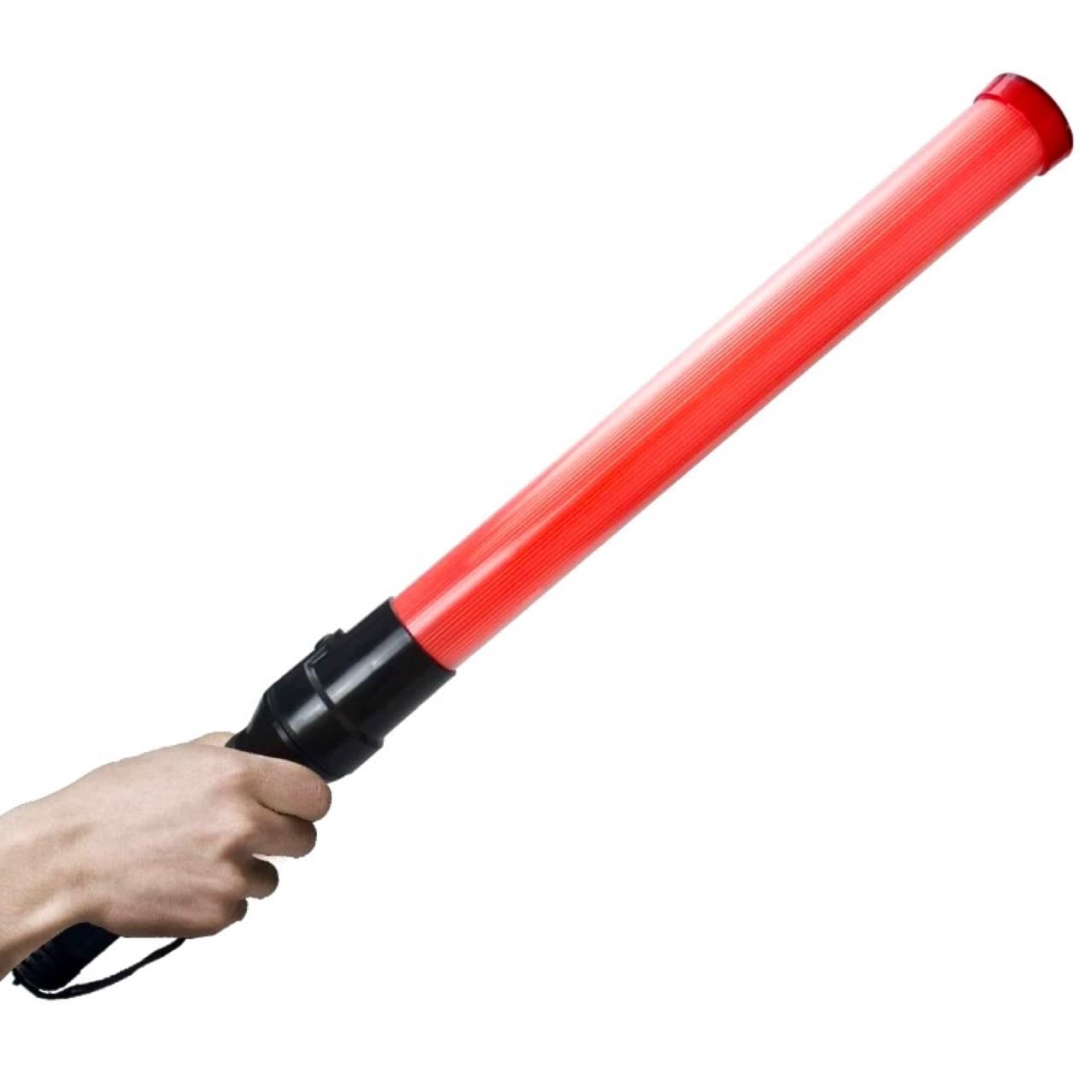 54CM Multi-function Command Baton Fire Emergency Evacuation Warning Light Security LED Strobe Warning Light Glow Stick