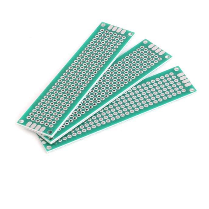 Double-sided Prototype Board Perfboard Universal Board Experiment Board Circuit Board 2x8 3x4 6x5 7x9 15x10 12
