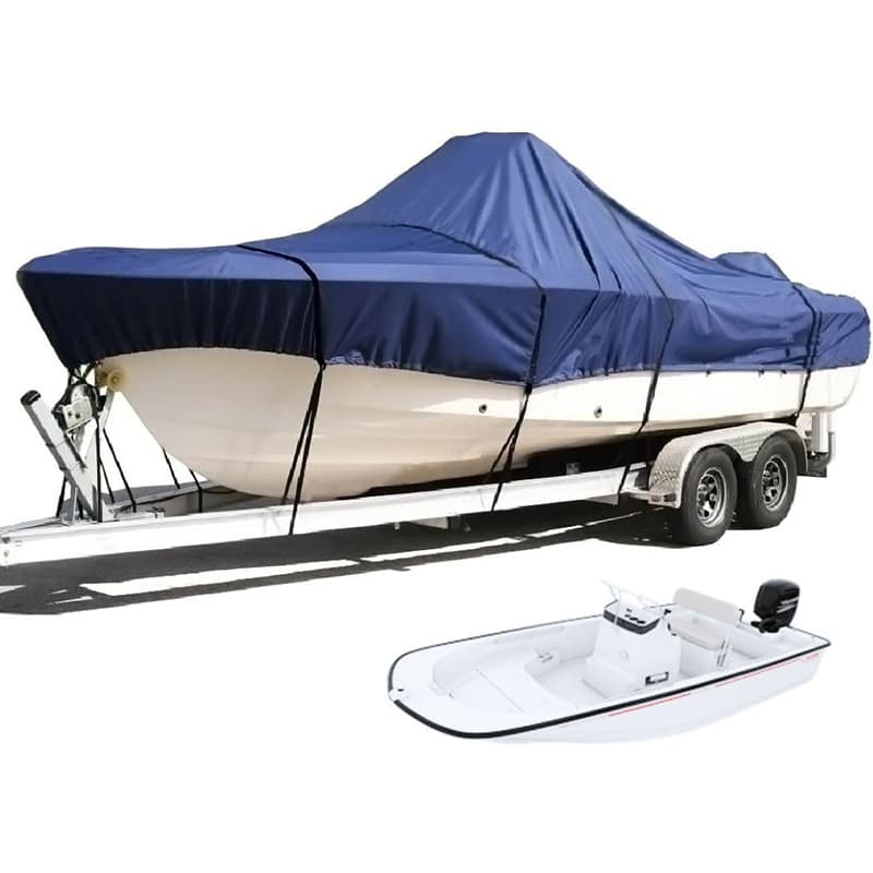 Amazon cross-border outdoor waterproof boat cover rain yacht cover Oxford cloth hull protector V-type for yachts