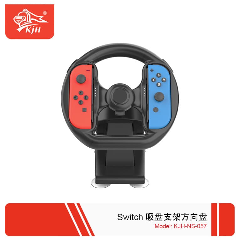 Switch Racing Steering Wheel Stand with Joy-Con Mini Controller Holder for NS Gamepad