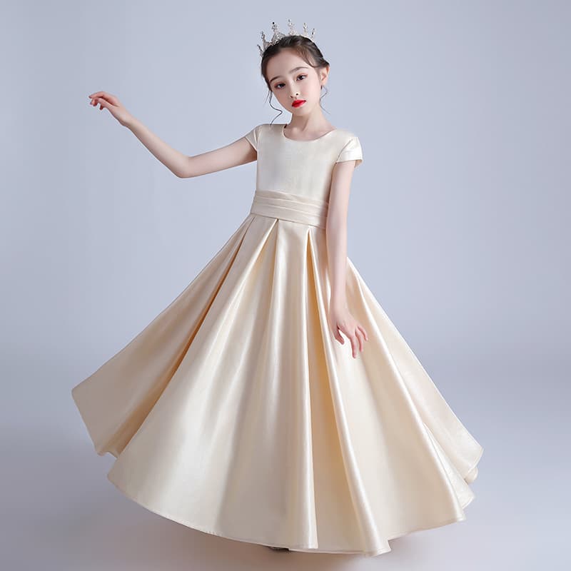Girls' Princess Ball Gown Children's Performance Outfit Birthday Cake Skirt Children's Dress Polyester Fiber Spring Summer