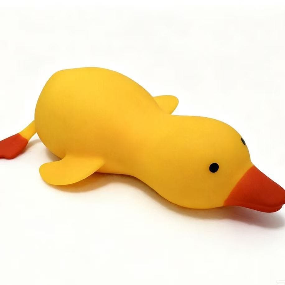 Internet celebrity red duck little yellow duck pinch music cartoon decompression small toy silly duck cute children decompression pinch manufacturer