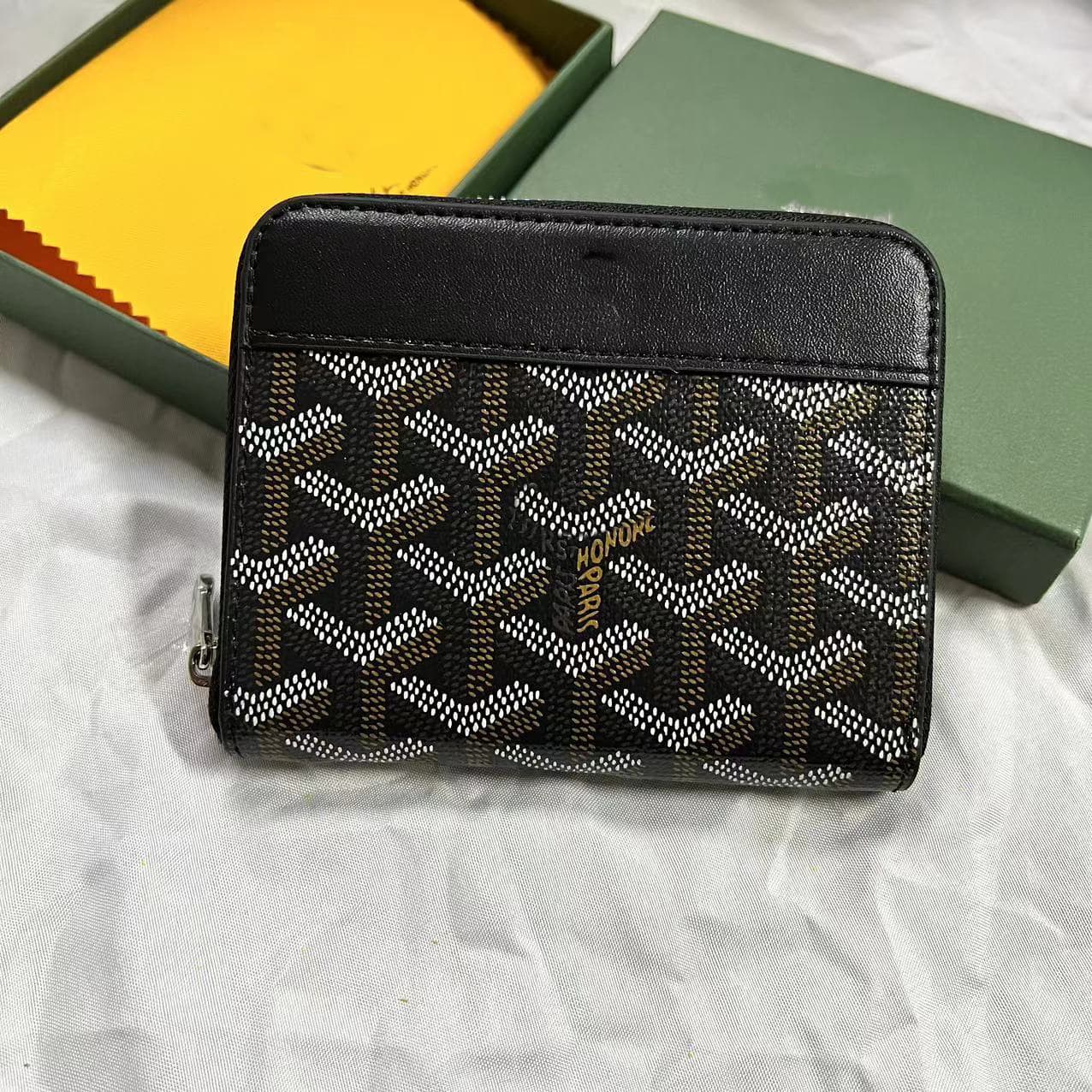 2024 New Goya Short Bi-Fold Zipper Wallet Women's Wallet Multifunctional Card Holder Organizer Coin Purse