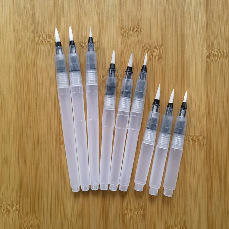 Cross-border Water Brush Pen Set Solid Watercolor Paints for Beginners Hand-painting Refillable Soft Brush Pens