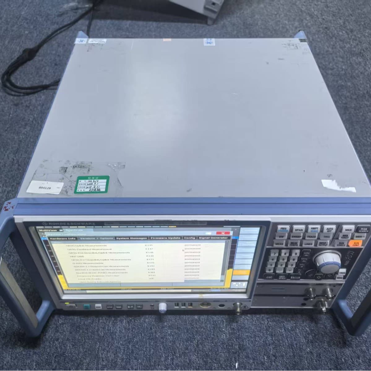 Second-hand RS FSW13 FSW26 FSW43 signal analyzer Rohde & Schwarz FSW13 FSW26