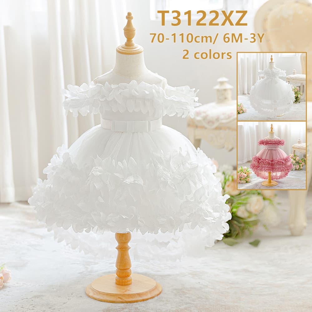New Children's Princess Dress High-End Tutu Gown Birthday Party Dress for Little Girls