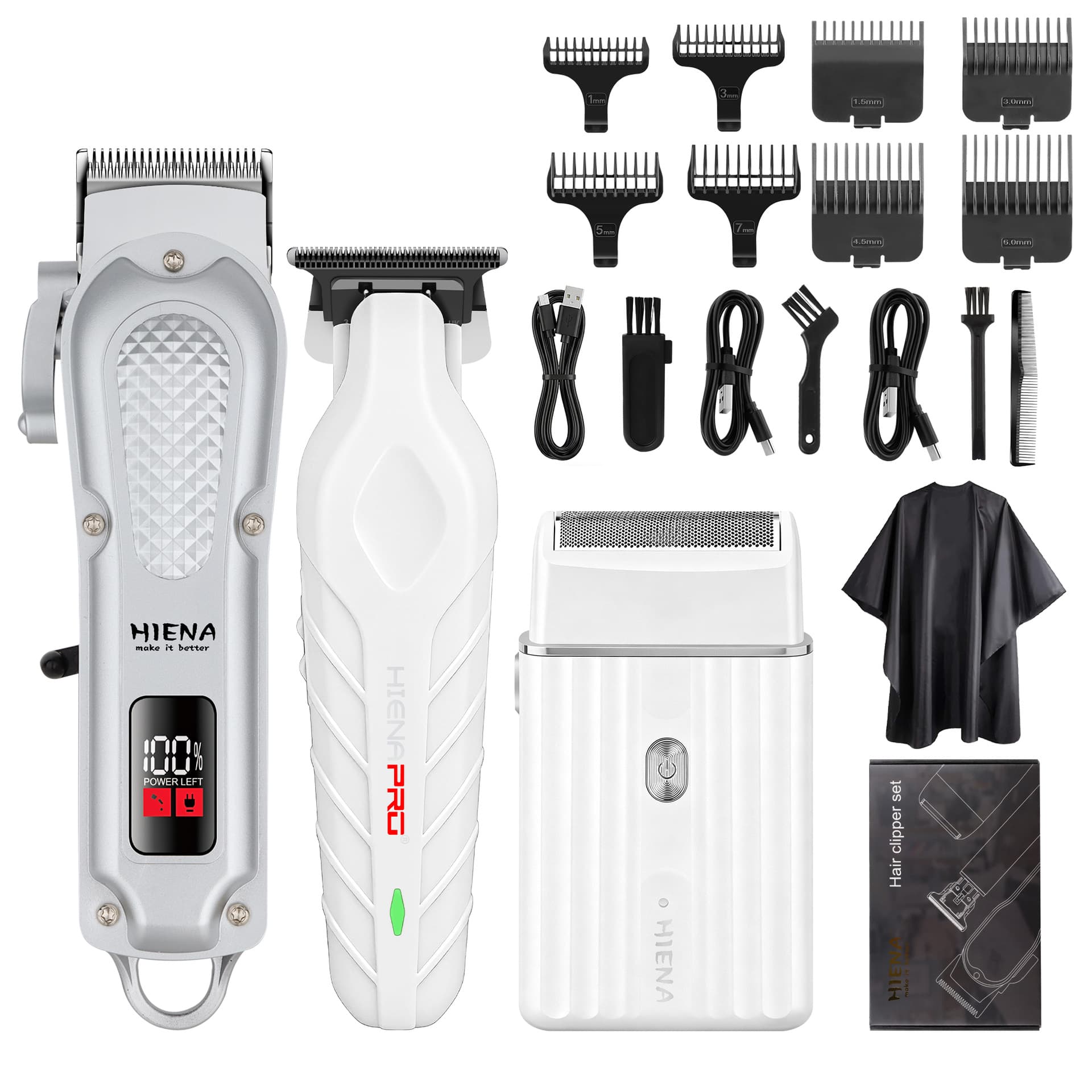 Cross-border popular electric hair clipper household electric hair clipper oil head carving razor bald hair clipper set wholesale