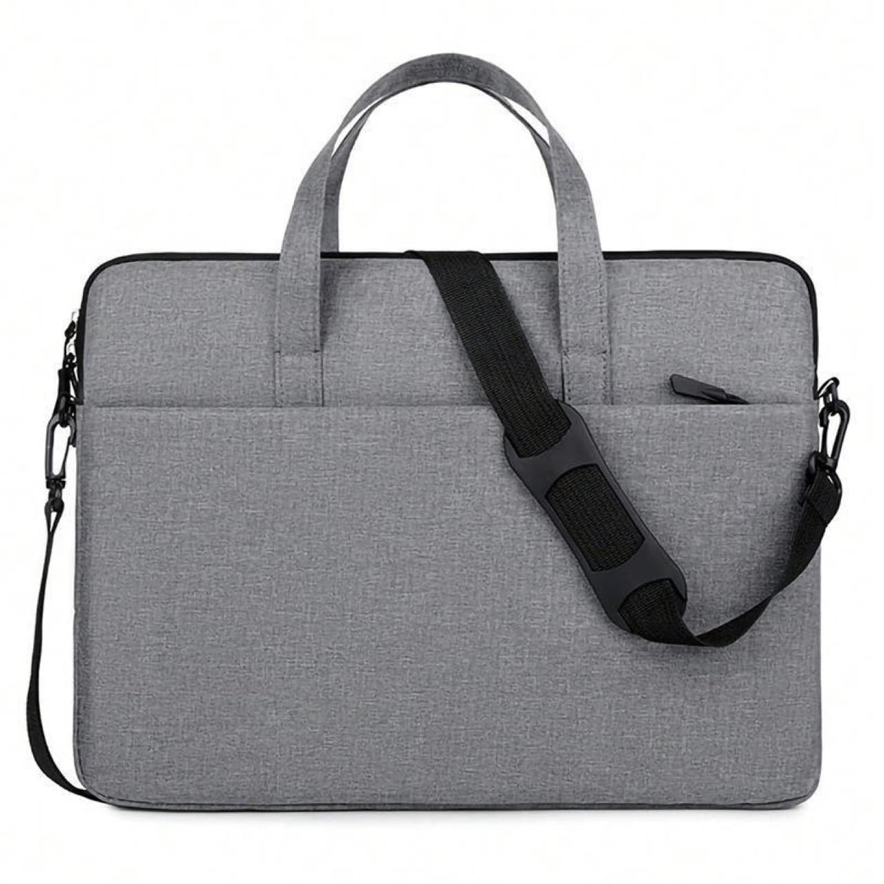 Cross-border logo new computer bag MacBook portable laptop bag solid color business commuter shoulder crossbody bag