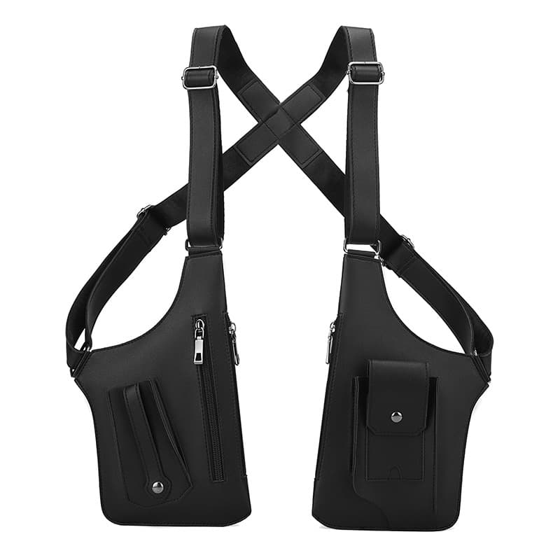 Amazon Vest Backpack Retro Men's Underarm Crossbody Bag Multifunctional Shoulder Bag Outdoor Phone Bag Tactical Sports