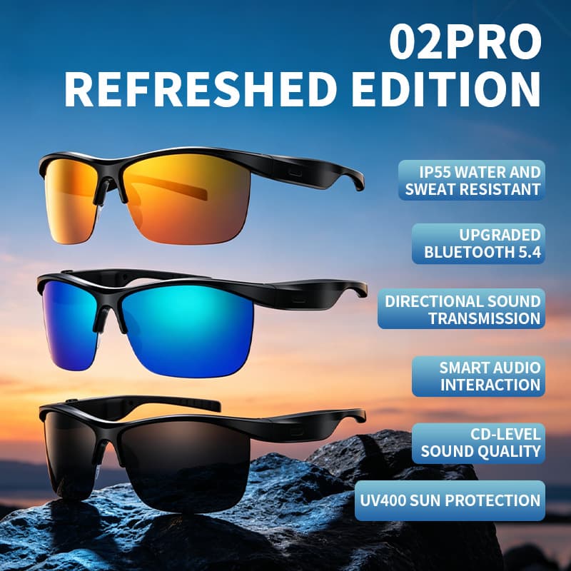Bluetooth Smart Glasses Headset Sunglasses Sports Driving M