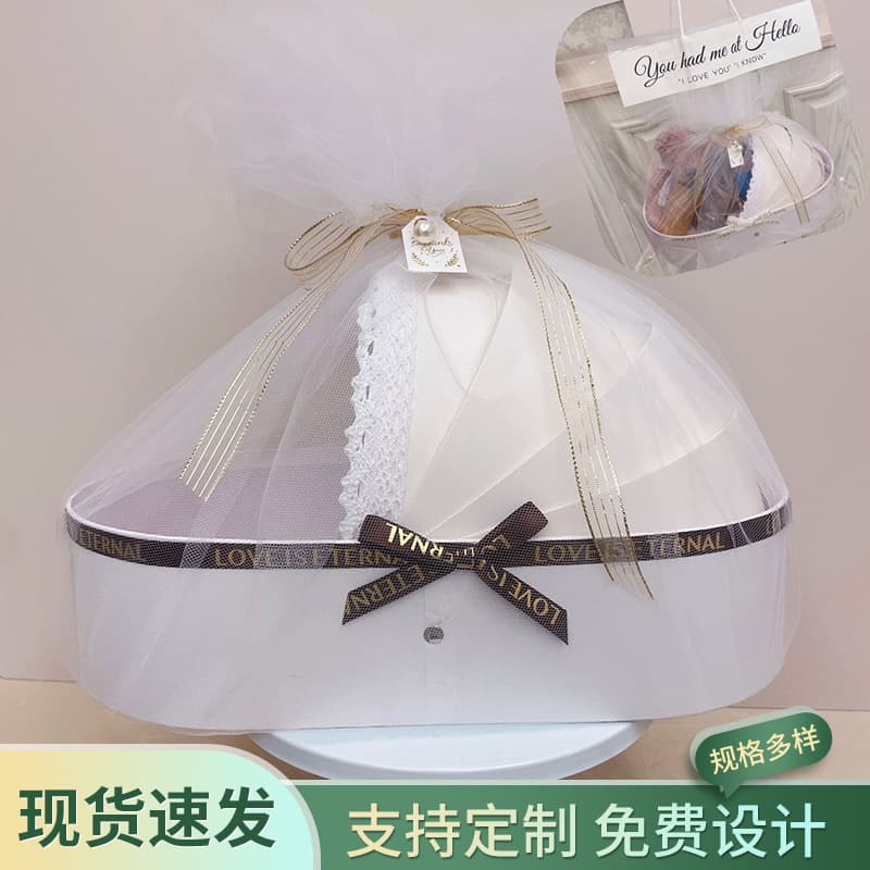 Baby full moon souvenir 100-day banquet children's birthday one-year-old children's basket return gift box empty gift packaging basket