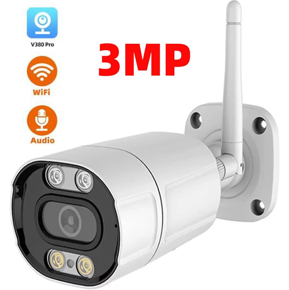 V380 Pro 3MP Outdoor Wireless IP Camera Hongjin Plug-in Hotspot Camera
