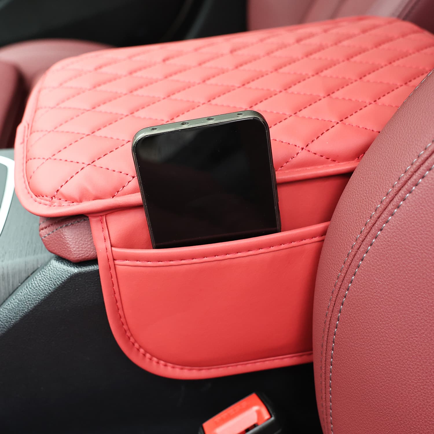 Car Armrest Box Pad Cross-border Manufacturer Universal Storage Bag Car Tissue Box Center Elbow Riser Multifunctional