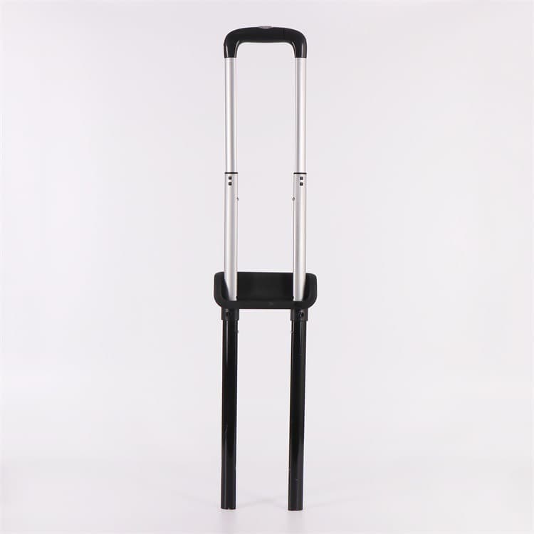Direct factory sales of aluminum alloy luggage handles, multi-section telescopic travel case handles, wholesale universal wheel accessories.