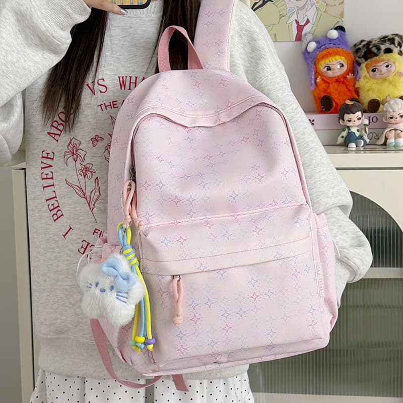 Multi-Purpose Printed Backpack 2026 New Large Capacity Lightweight Casual School Bag Travel Versatile Women's Backpack