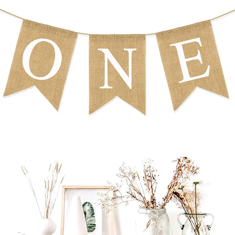 Amazon one mabra flag boy girl first birthday party baby dining chair decoration photo background