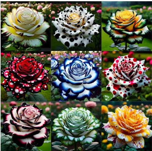 [E-commerce only] Cross-border imported rose seeds, red roses, multi-headed rose seeds, sown in four seasons