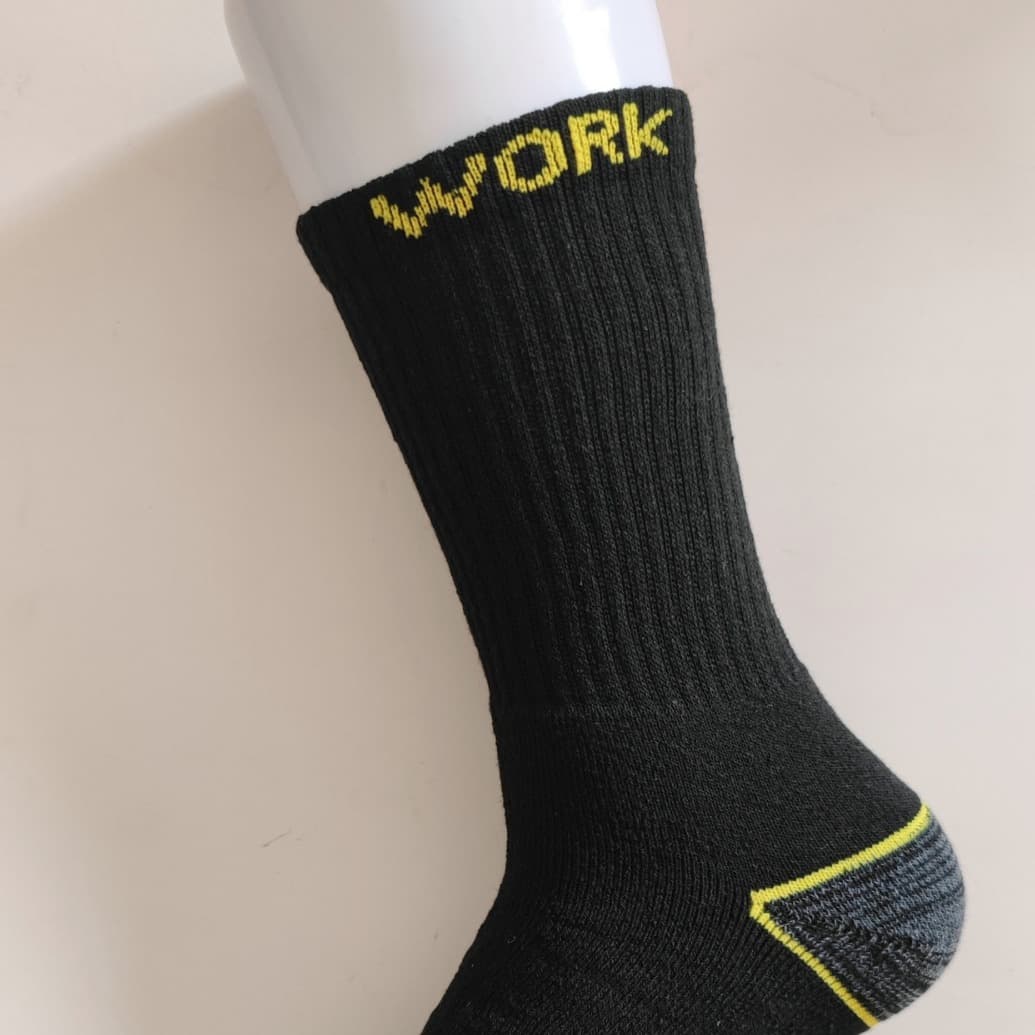 Custom Cotton Work Socks WORK Recycled Cotton GRS Cross-Border 10-13 US Size Processing COTTON Moisture-Wicking Anti-Friction