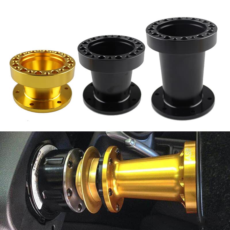 Car Modification Steering Wheel Riser Base Adapter 76mm 101mm 51mm