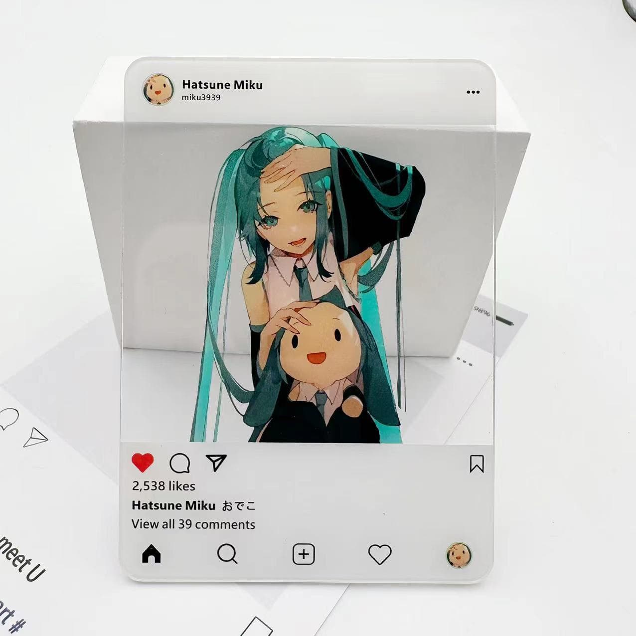 Strictly Selected First Sound of the Future Cute Three-Inch Photo DIY Cartoon Acrylic Through Card Little Red Book with Animation Surrounding