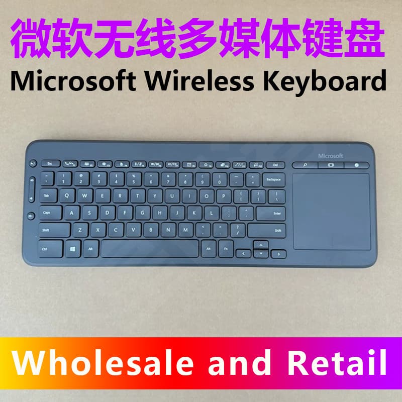 All-in-One Wireless Multimedia Keyboard 2.4 Multi-touch Touchpad Custom Hotkey Mute Keyboard
