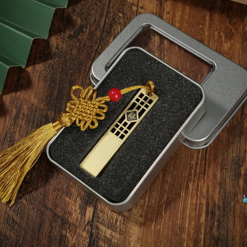 Chinese Window Grilles 16G 32GB Enterprise Promotional USB Flash Drive Gift Retro USB Drive Custom Logo