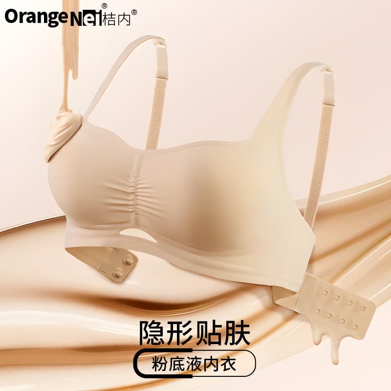 Ju Nei Mu Mu Foundation Bra for Women: Seamless, Wire-free, Soft Support, Comfortable, and Opaque