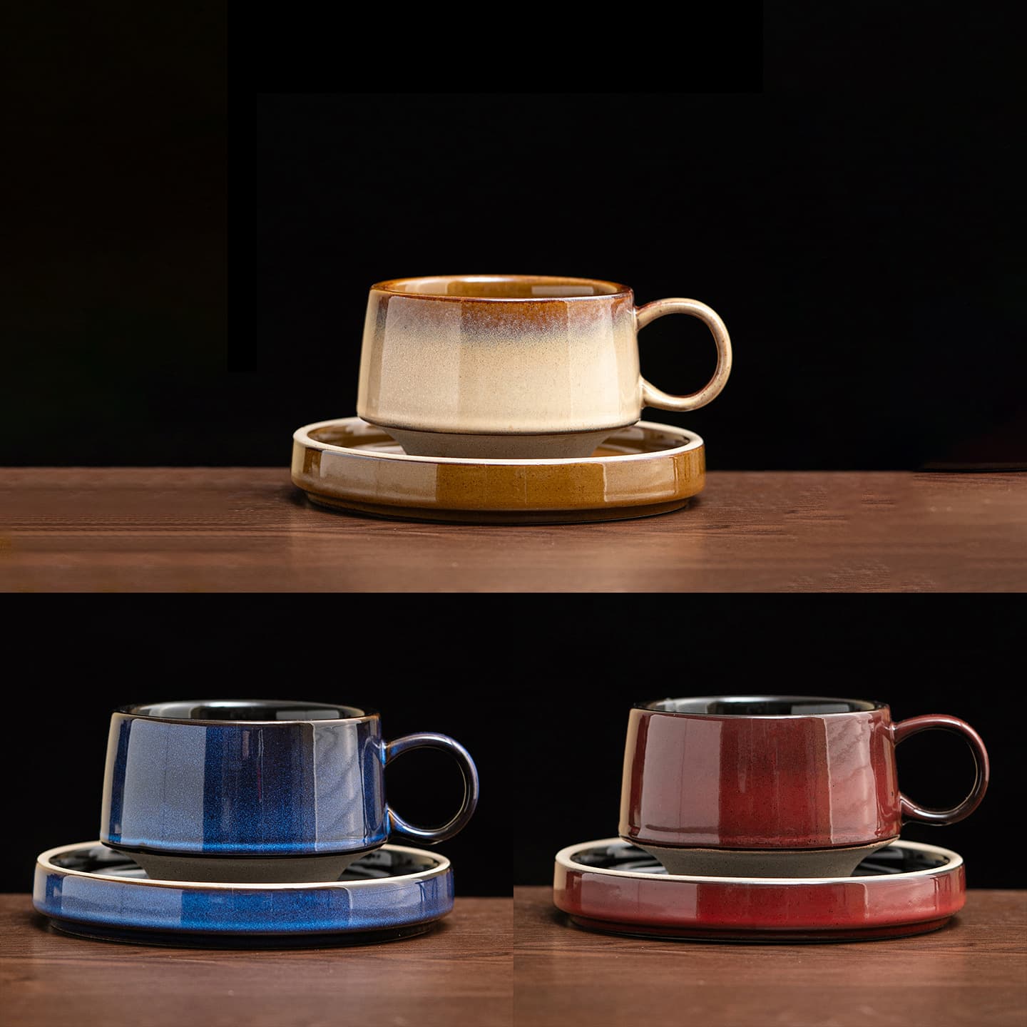Dehua Daily Ceramic Mug Vintage Mug Set Tea Restaurant Coffee Cup Cross-border Drop Shipping Business Gift