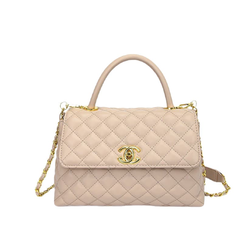 Cross-border women's handbag 2026 new style Chanel-inspired embroidered diamond quilted chain bag shoulder crossbody small square bag