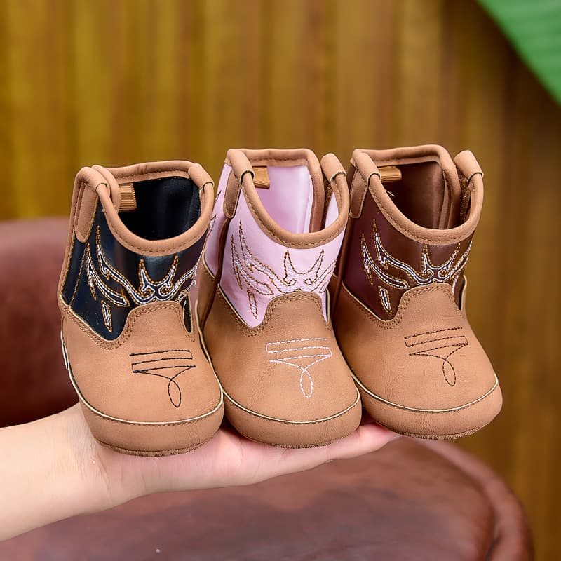 Baby Booties 0-1 Year Fall/Winter Casual Soft Sole Walking Shoes 6-12 Months Boys Girls