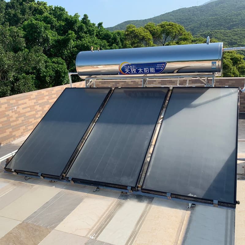 Stainless Steel Solar Water Heater Factory Wholesale Flat Plate Integrated Collector Pressurized Collector Plate Large Capacity Smart