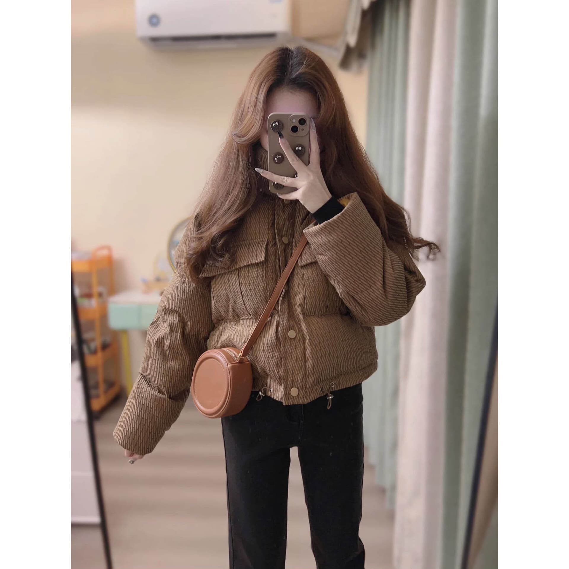 Thick Cotton Coat Women 2025 Winter New Petite Short Stand Collar Loose Slimming Puffer Jacket