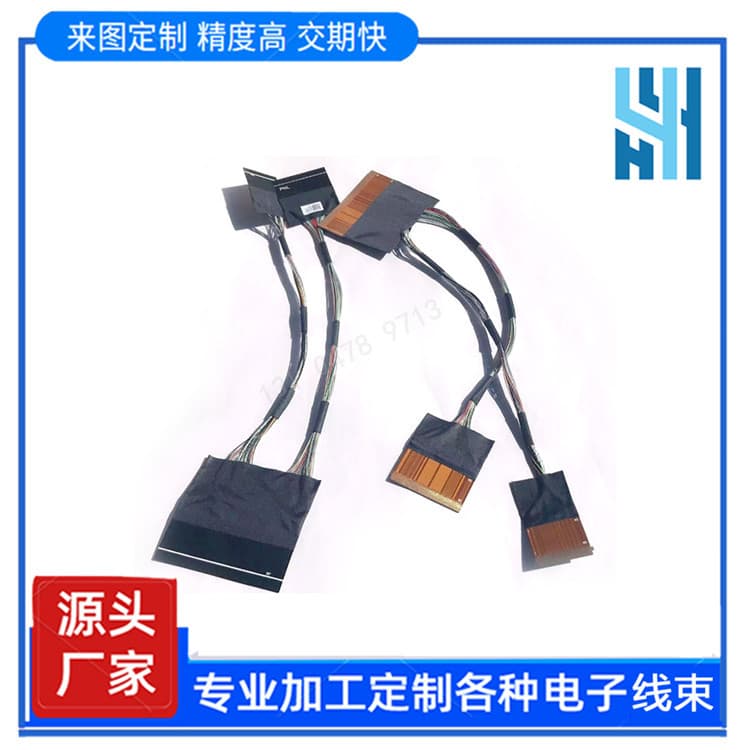 Custom LVDS High-Definition Screen Cable for Samsung TV, 4K HD LVDS Cable, 100-Pin 0.5mm Pitch FPC Screen Cable